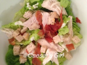 Low-fat Chicken Caesar Salad