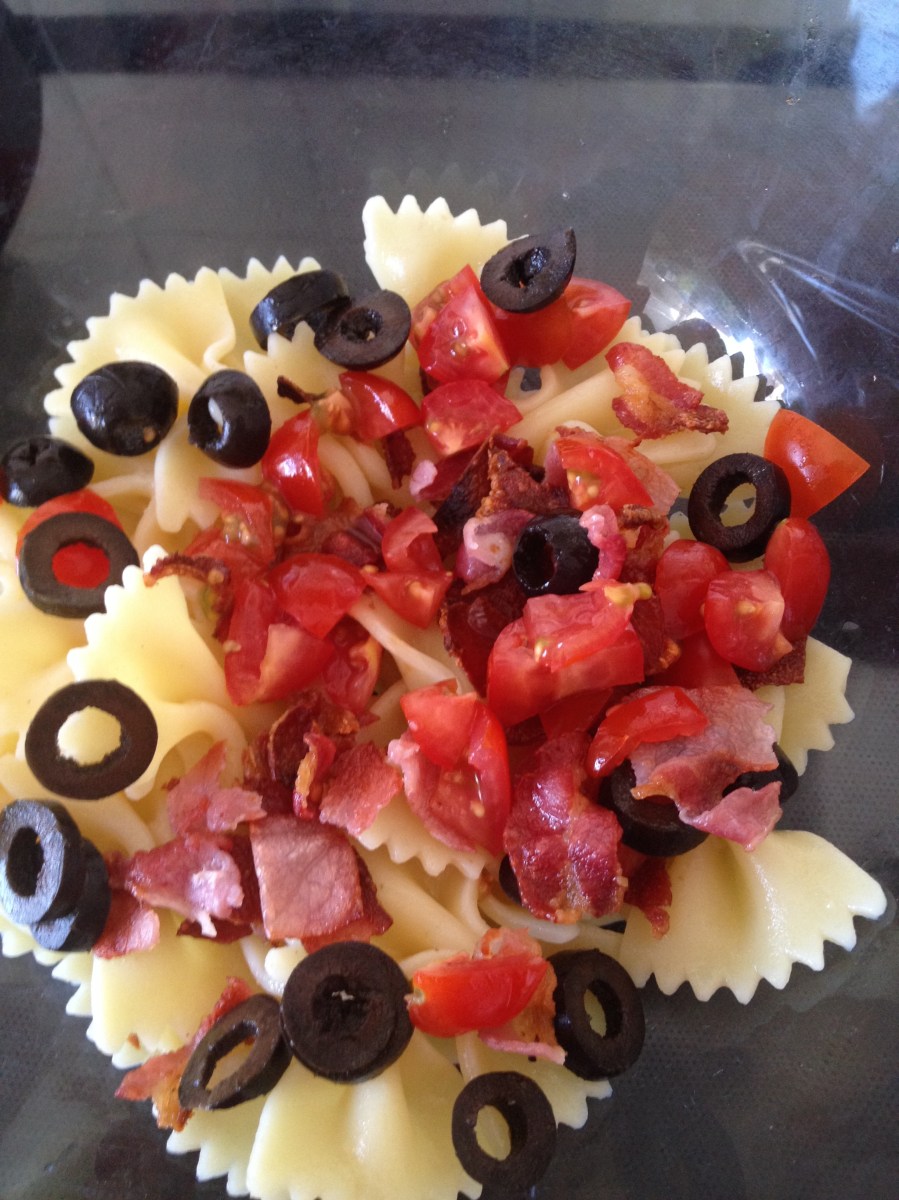 BLT Caesar Pasta Salad