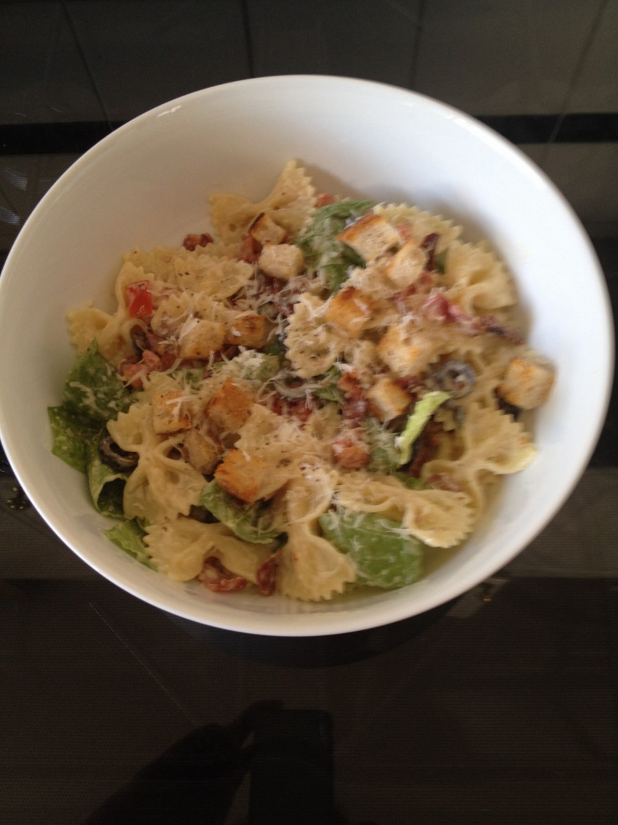 BLT Caesar Pasta Salad
