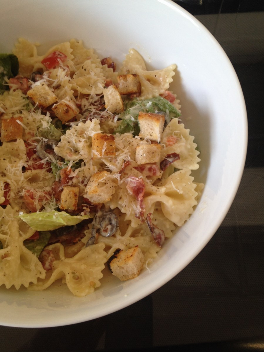BLT Caesar Pasta Salad