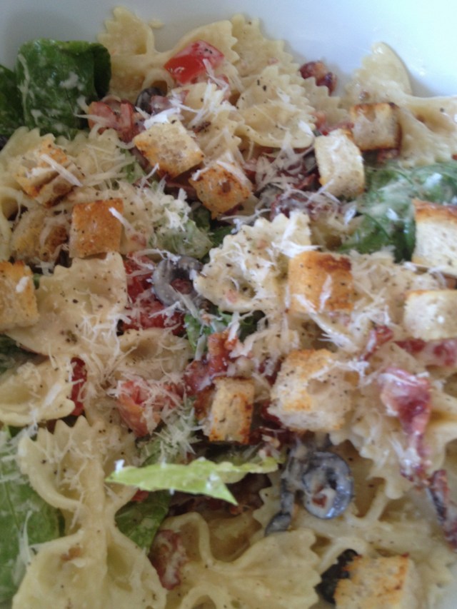 BLT Caesar Pasta Salad