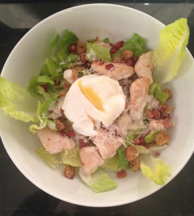 Healthy Chicken Caesar Salad