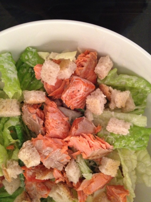 Salmon Caesar Salad
